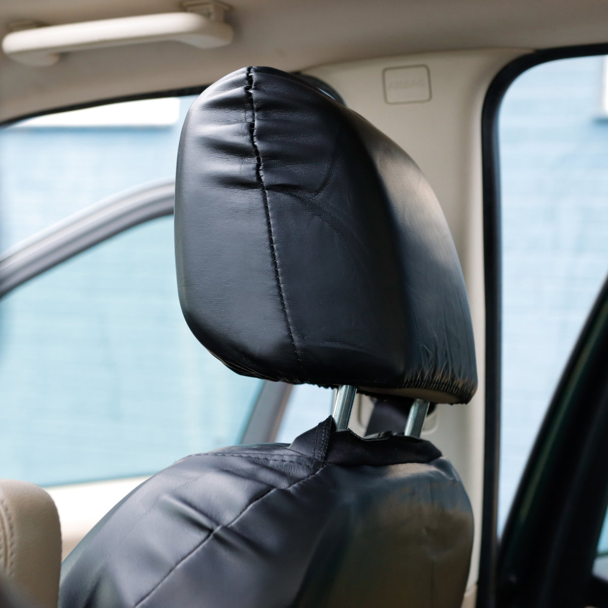Universal Car Seat Cover Full Set Black Waterproof Van Streetwize - Image 2