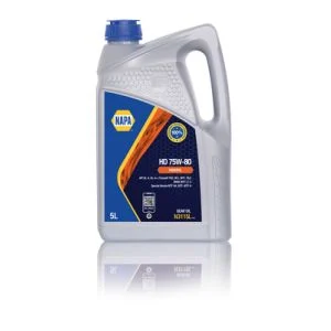 NAPA N3115L Gear Oil HD 75W-80 5L Genuine Lubricant