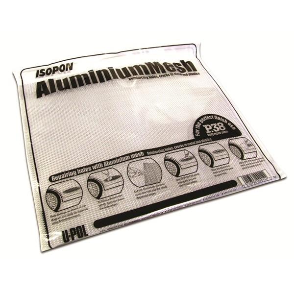 ISOPON Aluminium Mesh 25x20cm Auto Body Repair Filler Grille Reinforcement
