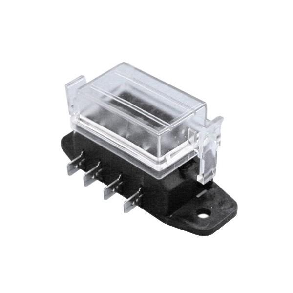 PEARL PWN713 Compact 4-Way Automotive Blade Fuse Box Holder Car Boat 12V