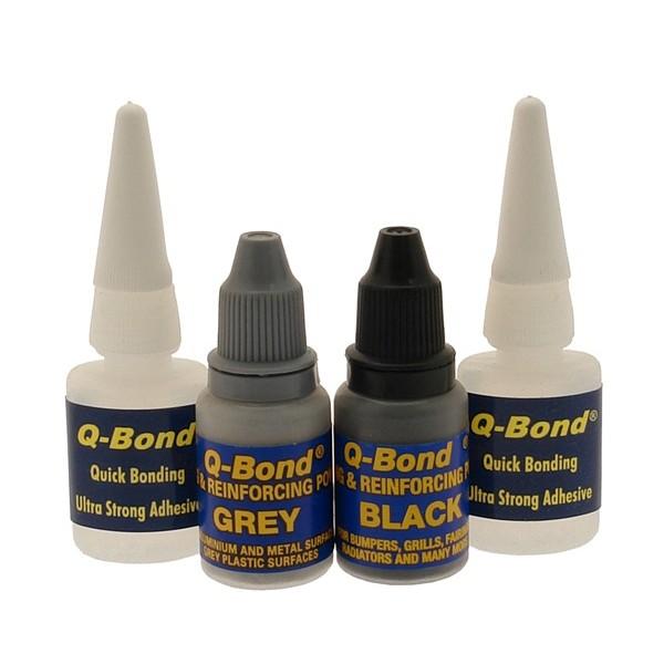 Q Bond QB2 Ultra Strong Adhesive Repair Kit Plastic Metal Fix Glue Filler