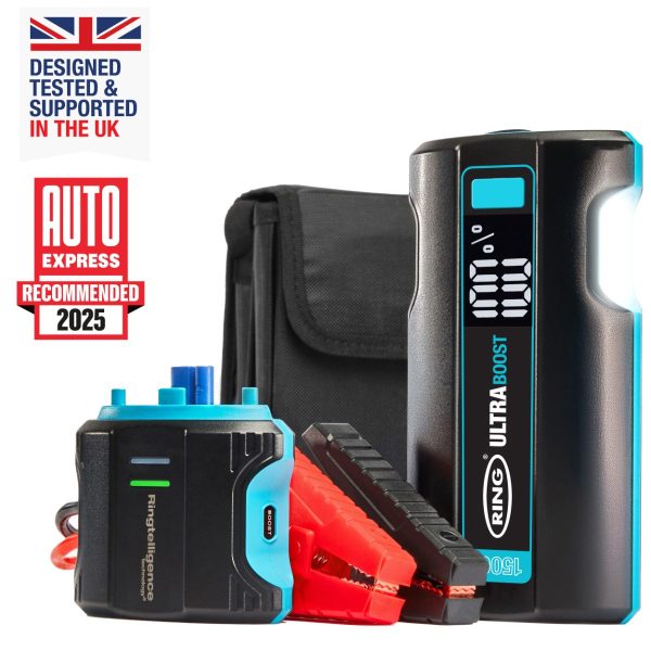 Ring RJS030T UltraBoost 12000mAh Lithium Jump Starter Car Battery Pack
