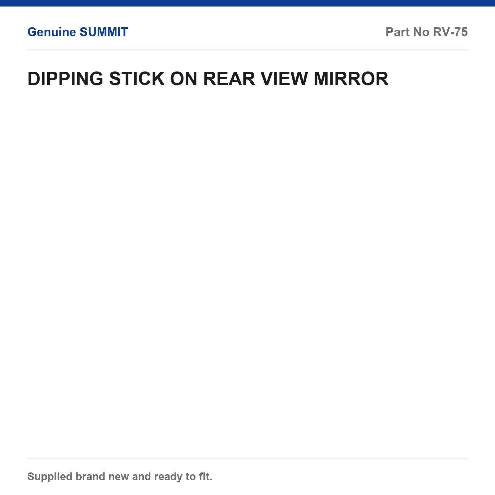 SUMMIT Car Mirror DIPPING STICK ON REAR VIEW MIRROR - Image 2