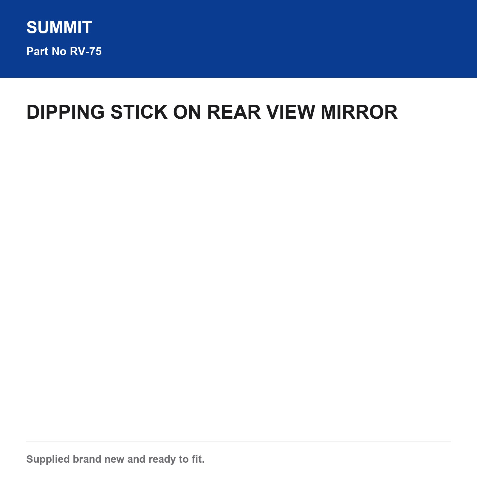 SUMMIT Car Mirror DIPPING STICK ON REAR VIEW MIRROR - Image 3