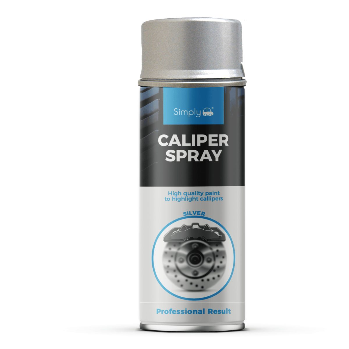 Simply Auto Brake Caliper Paint Silver High Temp Spray 400ML Car
