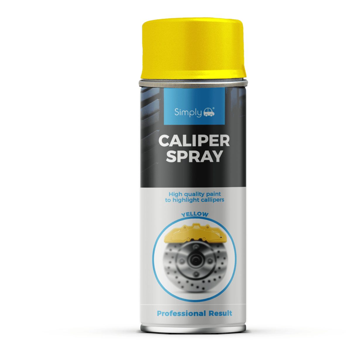Simply Auto Brake Caliper Paint Yellow High Temp Spray 400ML
