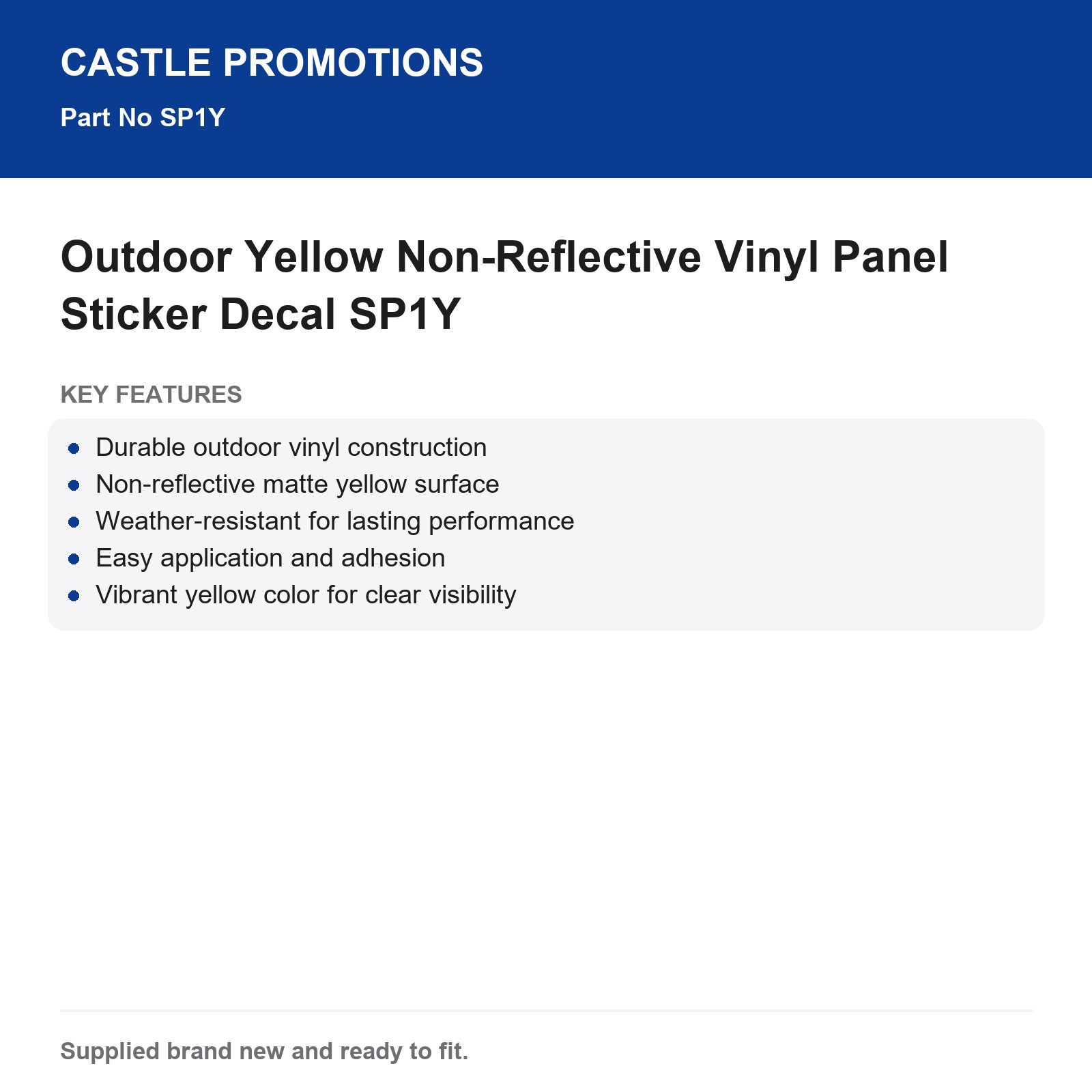 Durable Outdoor Yellow Non-Reflective Vinyl Car Sticker Decal - Image 4