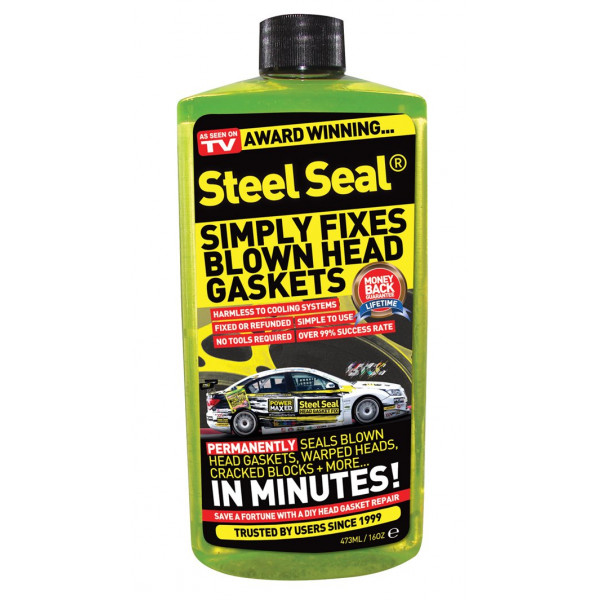 STEEL SEAL Head Gasket Repair Liquid Engine Block Sealer Fix Cracked 473ml - Image 2