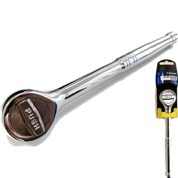 Toolzone 3/8″ Drive Ratchet Handle Socket Wrench Automotive Mechanic