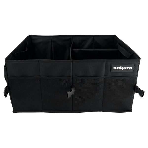 Sakura Car Boot Organiser Storage Box Folding Trunk Tidy Auto Accessory