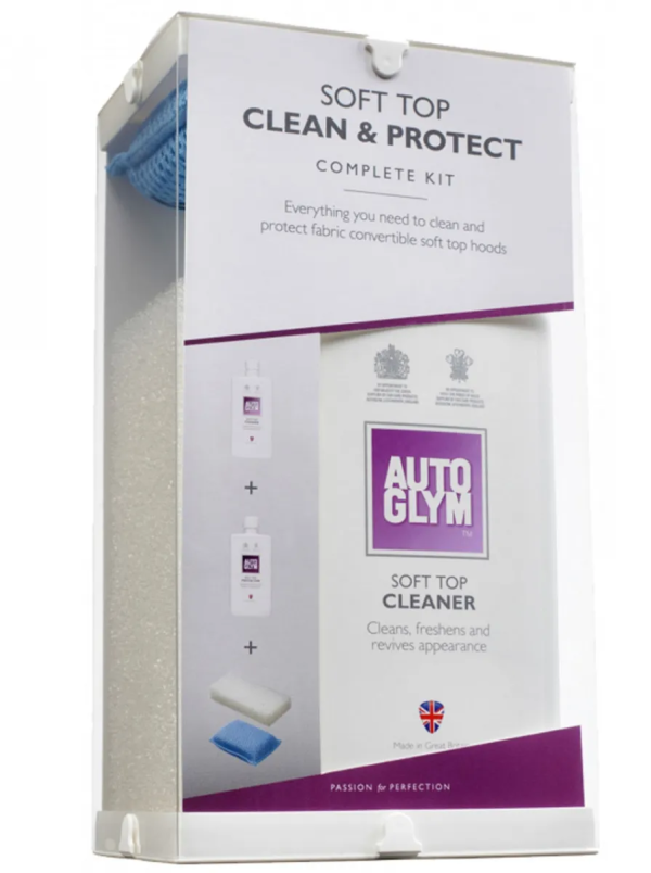 AUTOGLYM STC Soft Top Cleaner Fabric Vinyl Convertible Roof Hood Shampoo