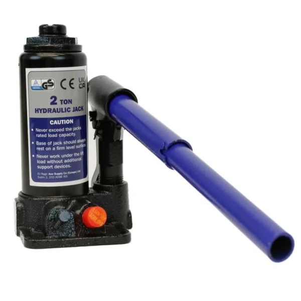 Streetwize 2 Tonne Bottle Jack Car Van Caravan Garage Workshop