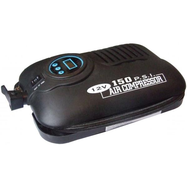 Streetwize Tyre Inflator 12V Compressor With Digital Gauge 0-150 Psi
