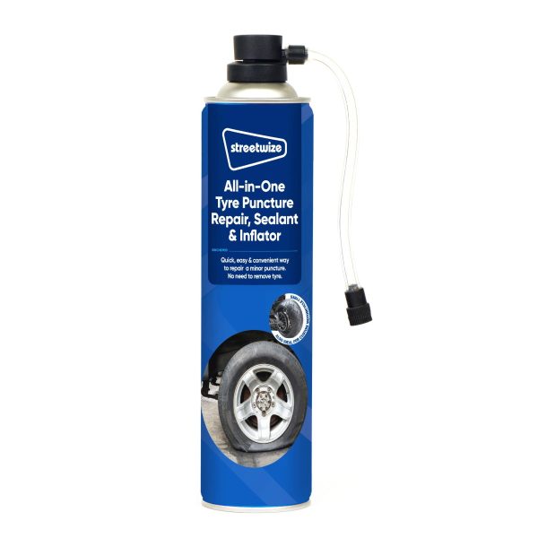 Streetwize 12V Portable Heavy Duty Tyre Inflator Sealer Car Van