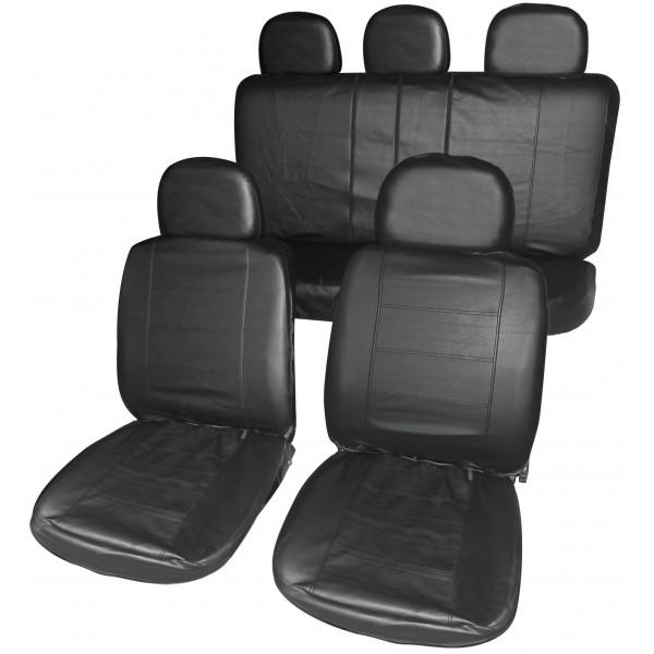 Universal Car Seat Cover Full Set Black Waterproof Van Streetwize