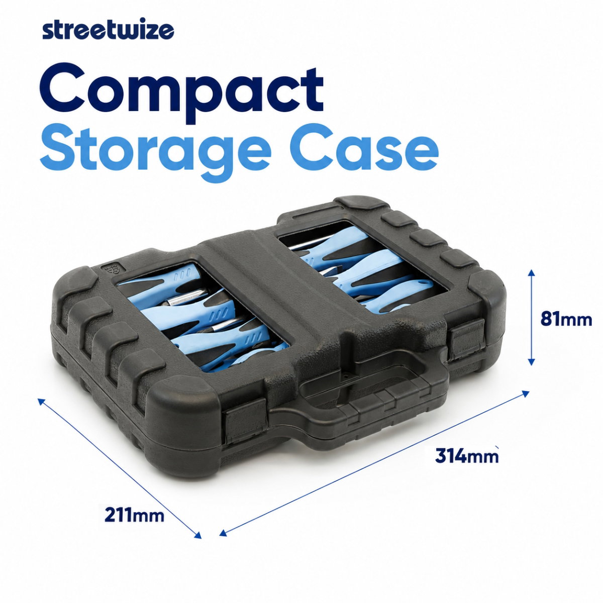 Streetwize 58 pce Screwdriver Bit Set in Case Garage Mechanic Workshop - Image 3