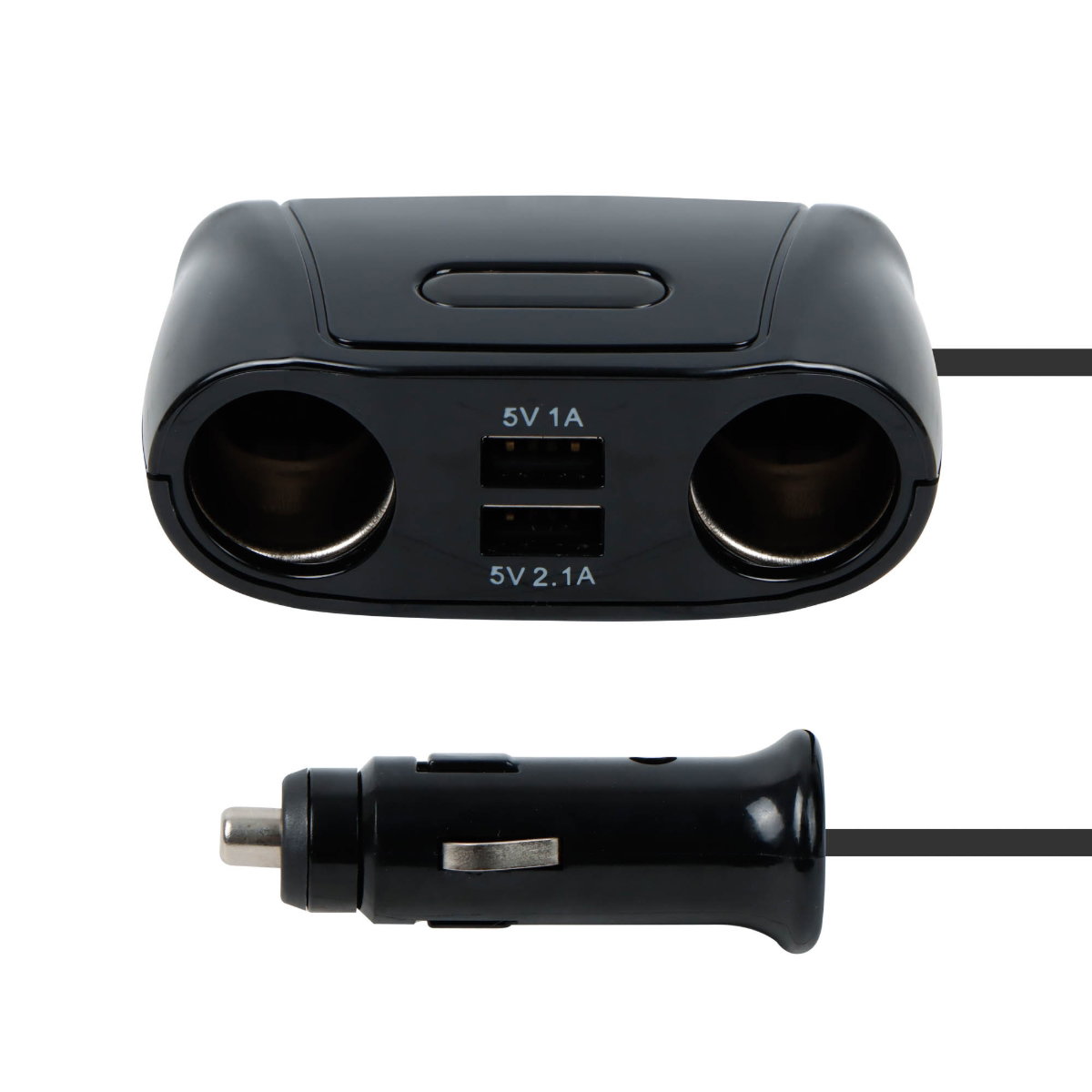 Streetwize 12V Twin Socket USB Charger Fast Charge Car Van Caravan - Image 2