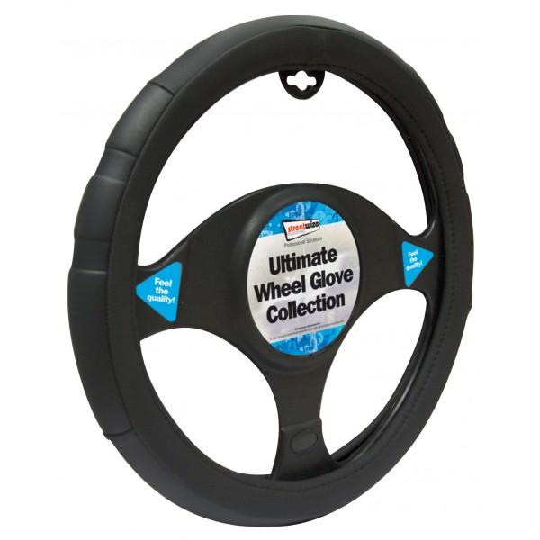 Streetwize Steering Wheel Cover Comfort Grip Black