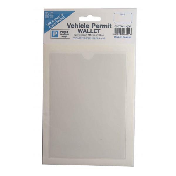 Parking Permit Holder Transparent Car Window Display - Image 3
