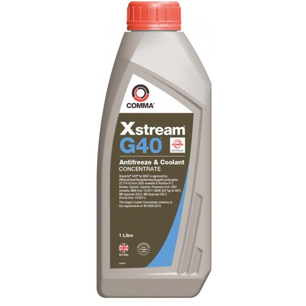 COMMA Xstream G40 Concentrated Antifreeze & Coolant 1 Litre
