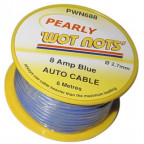 Pearl Automotive Wiring Cable Single 8amp 6m Blue