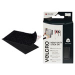 VELCRO Heavy Duty Stick On Strips 50x100mm – 2 Pack Adhesive Fasteners