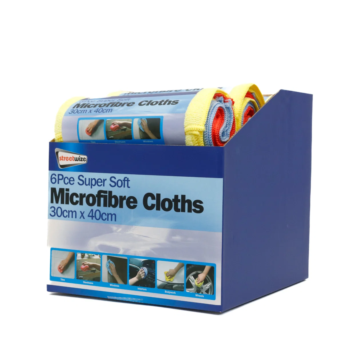 Streetwize Microfibre Towel Car Cleaning Valeting Caravan Trailer - Image 2