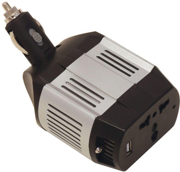 STREETWIZE 75W 12V DC 230V AC Car Power Inverter Multi Plug