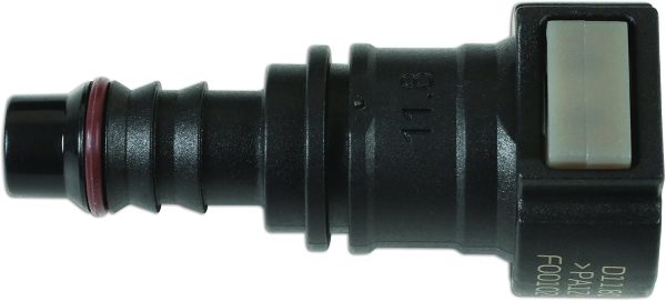 Fuel Line Straight Quick Connector 11.8mm to 10mm – Auto Repair Fitting (3-Pack)