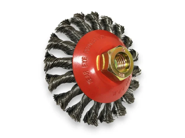 Toolzone Professional M14 100MM Semi Flat Wire Brush WB006 - Image 3