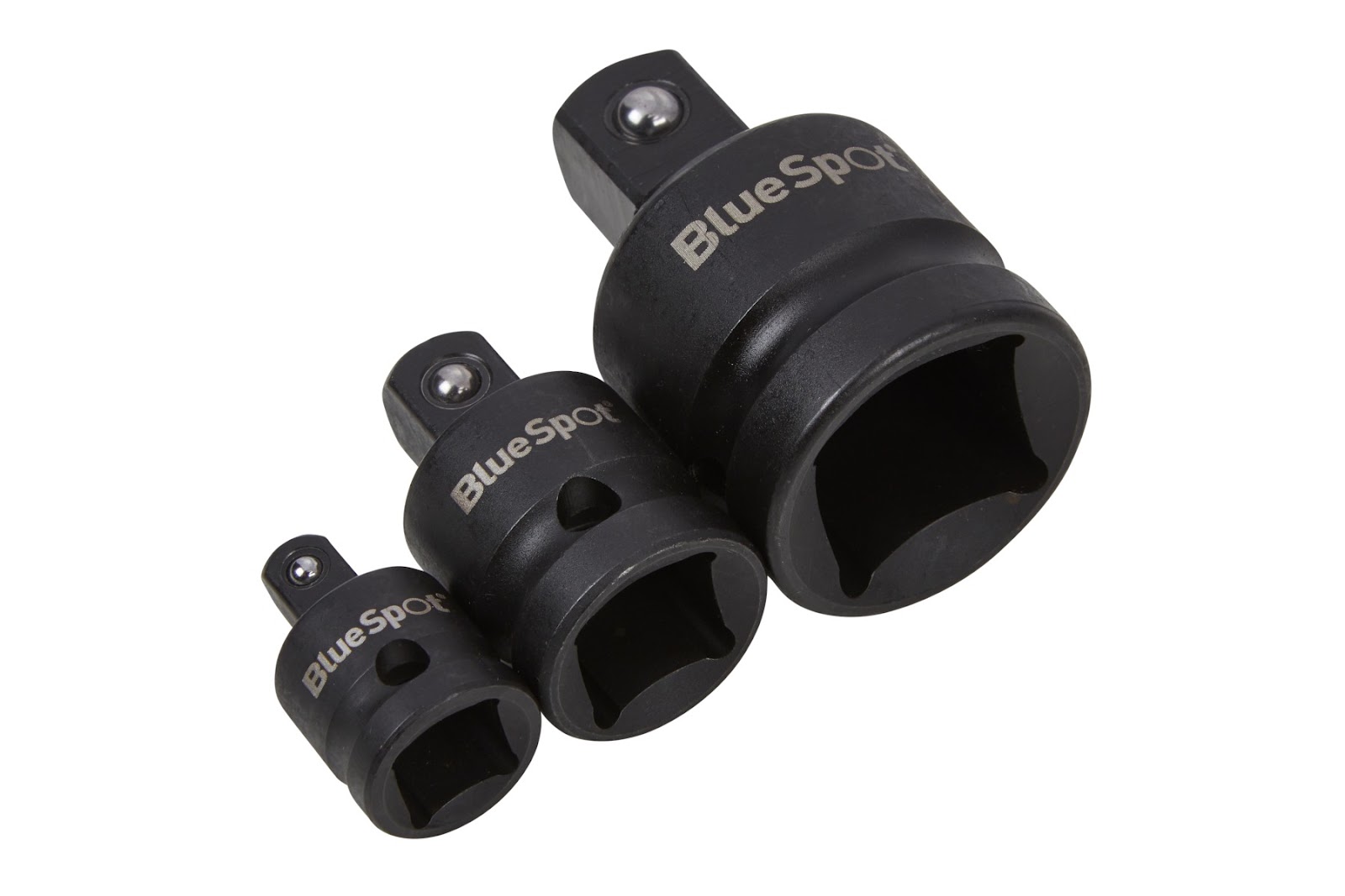 BlueSpot 3pc Impact Adaptor Set 1/4"-3/4" Drive CrV Corrosion Protected - Image 2