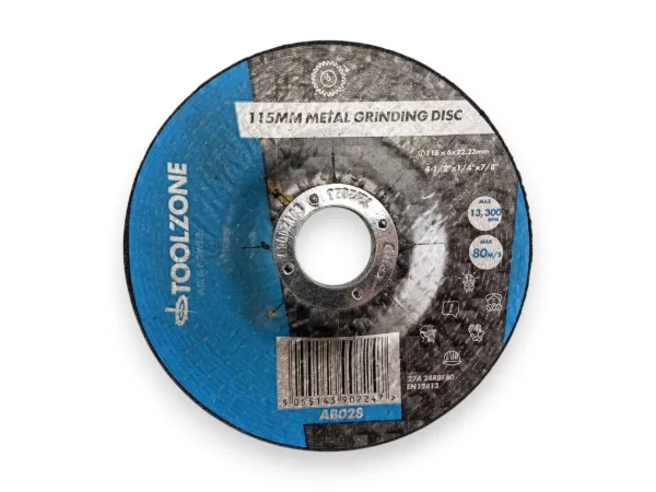 Toolzone 412 Metal Grinding Cutting Disc DEP CE - Image 3