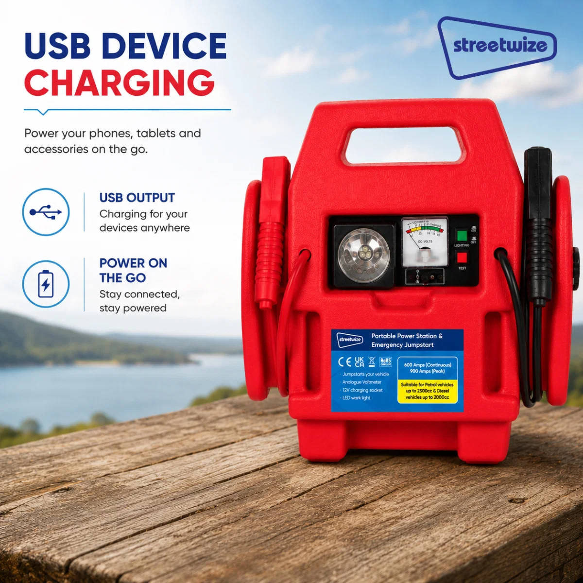 Streetwize Jump Starter Promo Power Pack 12V without Air Compressor - Image 3