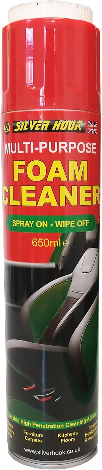 SILVERHOOK SGUC2 Foam Cleaner Multi-Purpose Car Interior Upholstery Carpet Trim