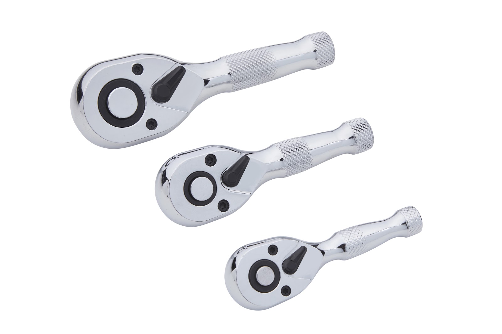 BlueSpot 3pc Stubby Ratchet Set In EVA Foam (1/4", 3/8", 1/2") - Image 3