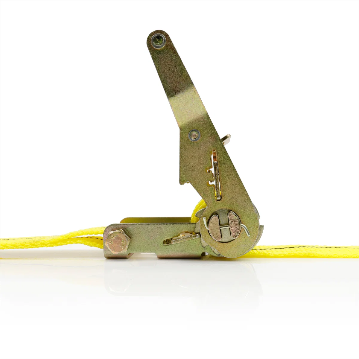 Streetwize Heavy Duty Ratchet Tie Down Cargo Strap J Hooks 35mm 5m - Image 3