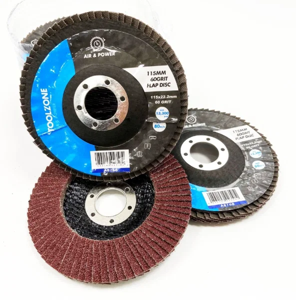 Toolzone TZ 4-1/2″ 60 Grit Flap Disc Abrasive AB168