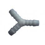 10mm Y Piece Single Hose Connector Pearl PWN532