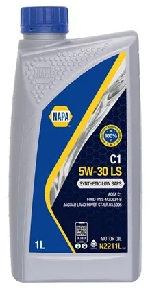NAPA N2211L 5W-30 ACEA C1 Fully Synthetic Engine Oil 1L