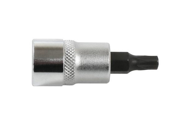 Laser Star T35 Socket Bit 3/8″D 50mm Chrome Vanadium S2 Steel