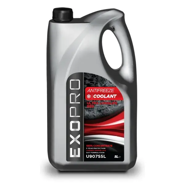 EXOPRO U907S5L Red Antifreeze Coolant Ultra Longlife 5L