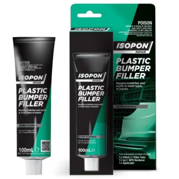 ISOPON PBF/100 Plastic Bumper Repair Kit – Cracks Scuffs Holes Fix