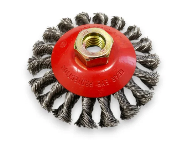 Toolzone Professional M14 100MM Semi Flat Wire Brush WB006