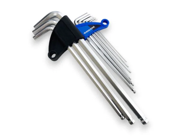 Hex Key Set Toolzone TZ 9PC Extra Long Ball End Metric 15 10MM SD075