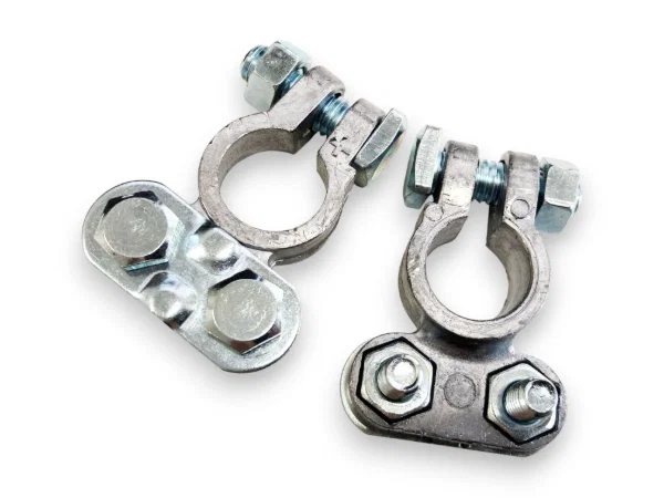 Heavy Duty Battery Terminal Clamps Toolzone 2 Pcs AU069