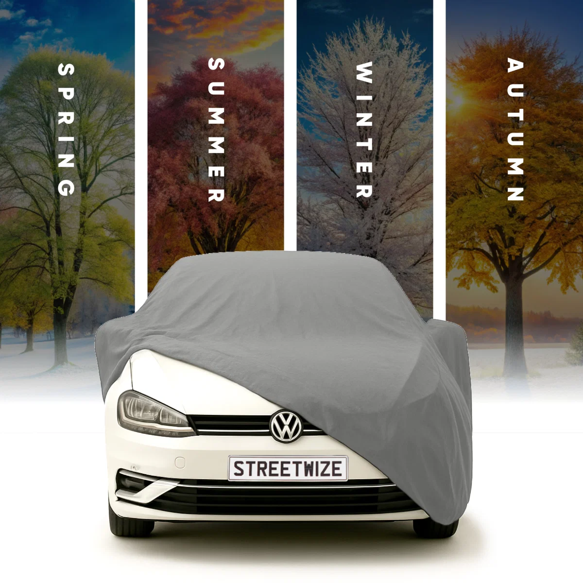 Streetwize Waterproof Car Cover Medium 170"L x 65"W x 47"H - Image 2