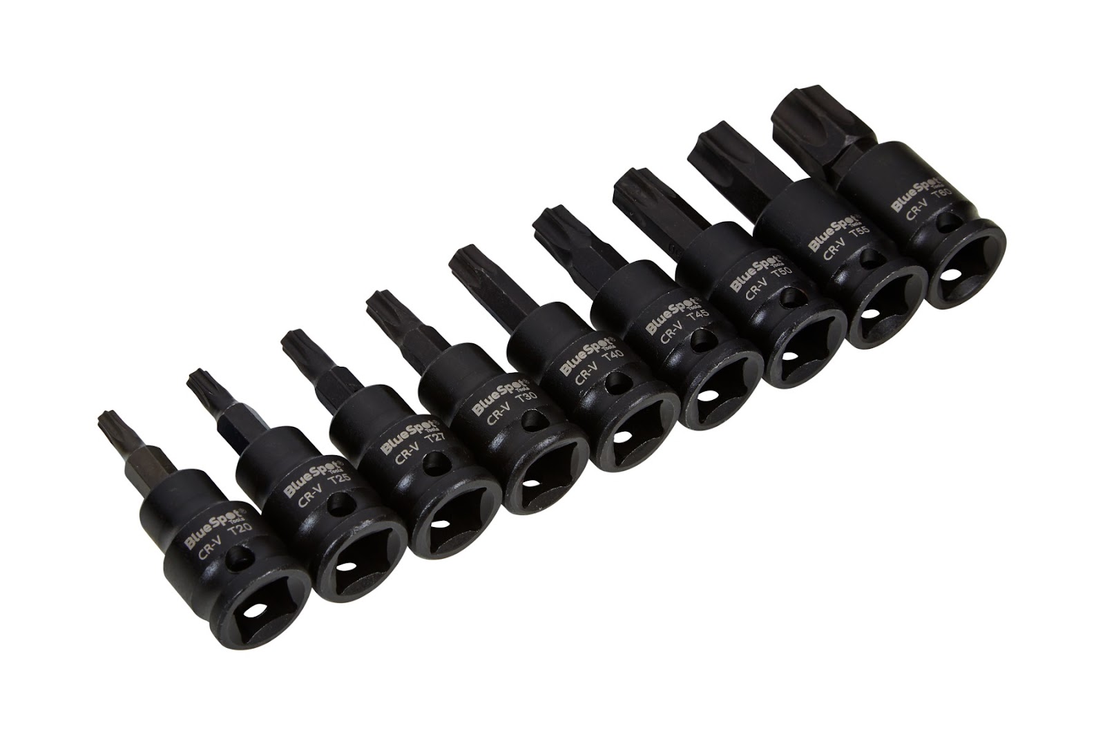 BlueSpot Impact Torx Bit Sockets 9pc 3/8" (T20-T60) - Image 3