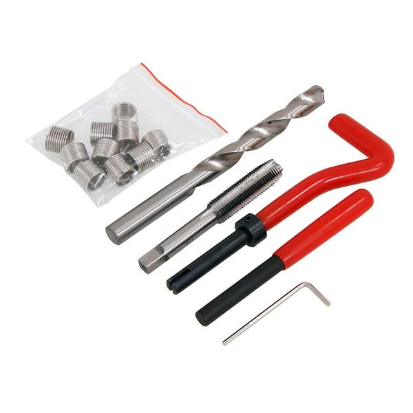 Neilsen 15pc M10 x 1.0 Helicoil Type Thread Repair Kit Stripped Fix