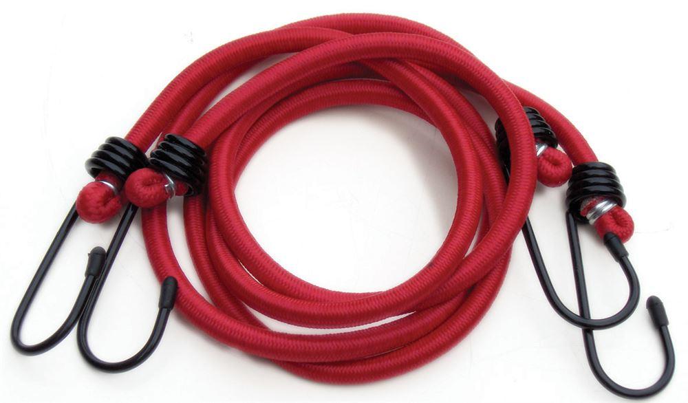 Streetwize Pair 36″ Bungee Red Cargo Straps Trailer Car Caravan Towing