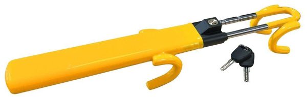 Streetwize Anti Theft Steering Wheel Lock Double Hook Universal Car